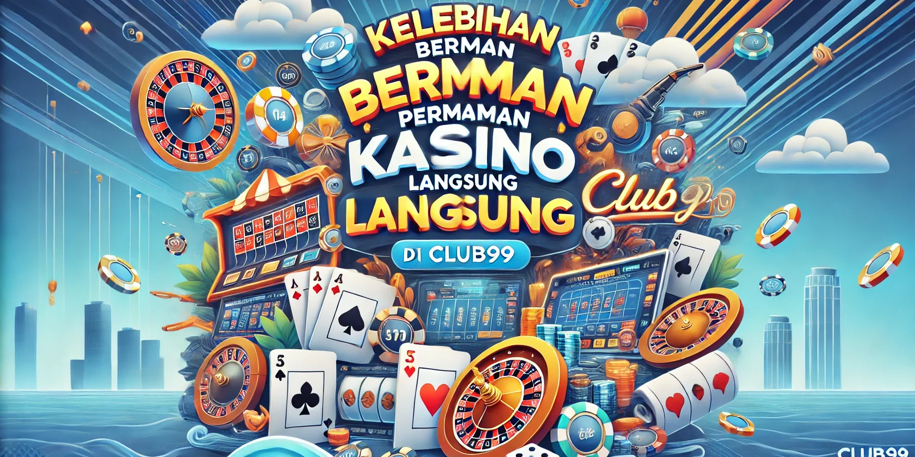 Kelebihan Bermain Permainan Kasino Langsung di Club99